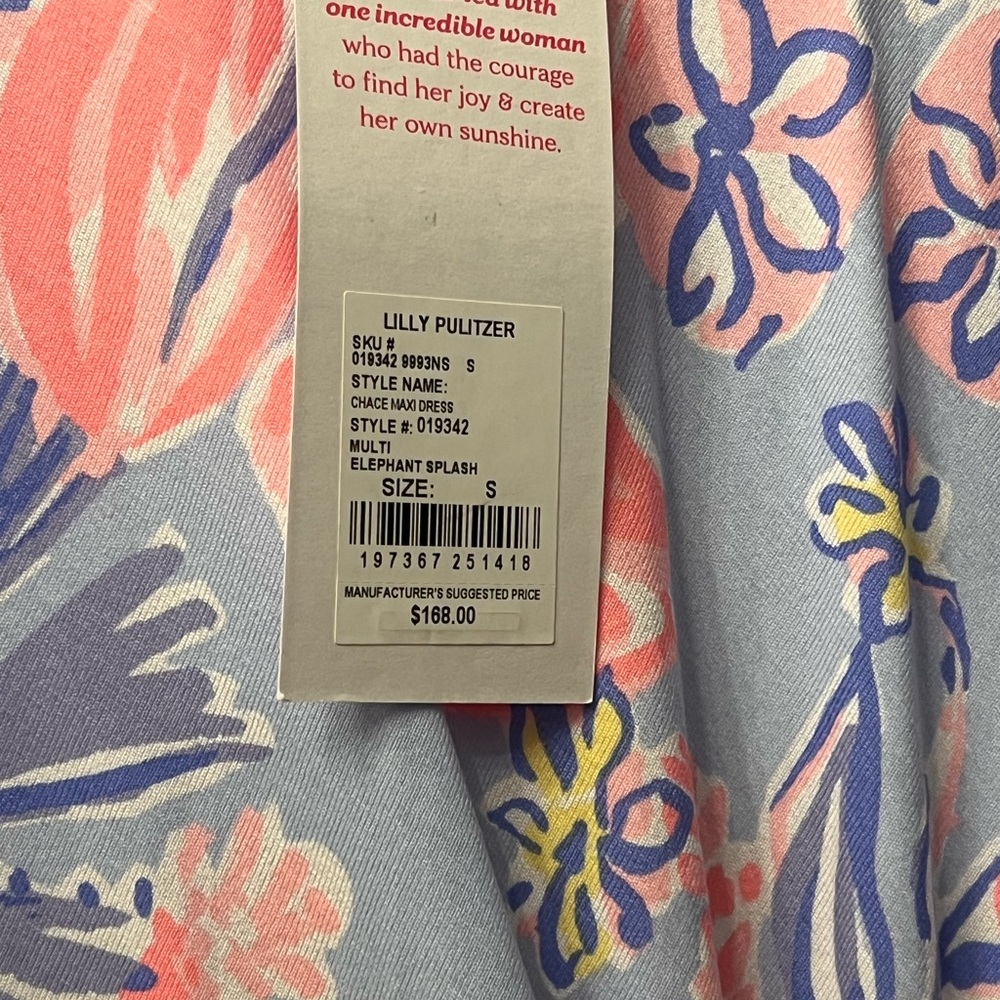 Lilly Pulitzer Chace Maxi Dress NWT size small. - Picture 3 of 7